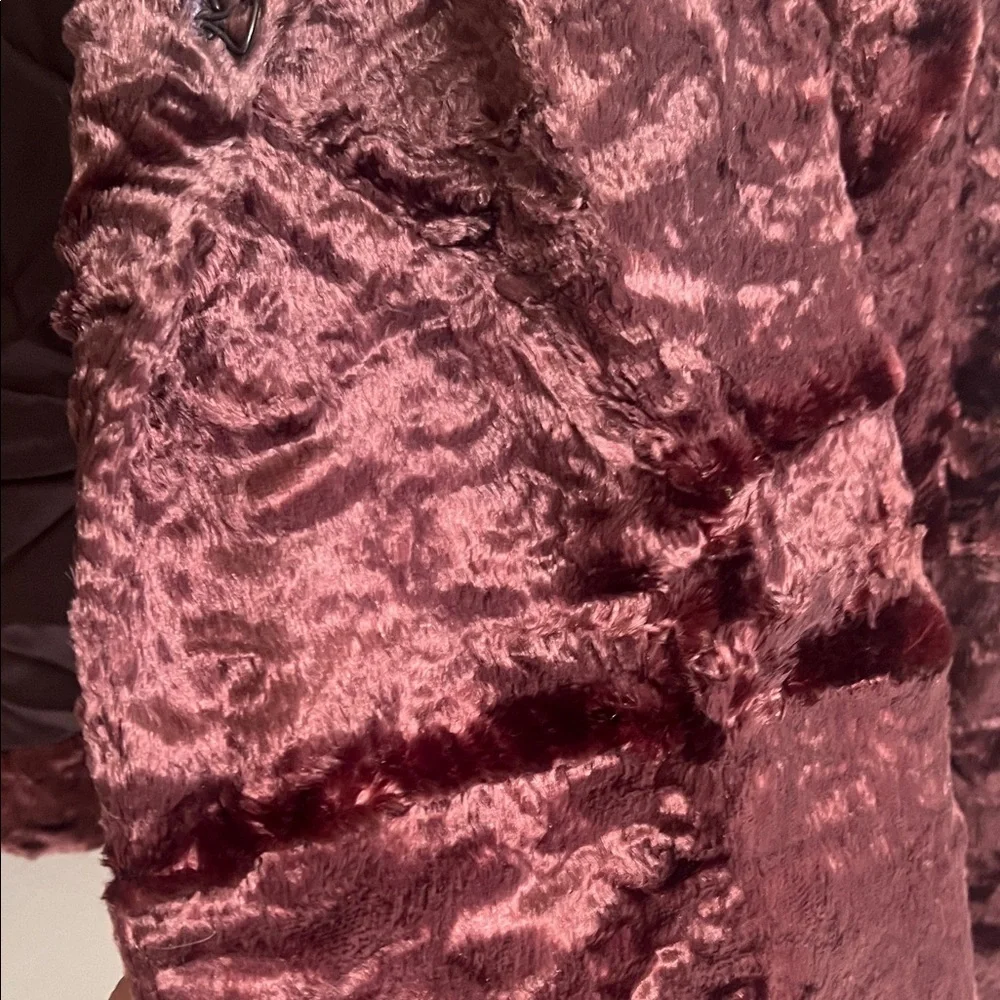 Peck & Peck Vintage Burgundy Velvet Blazer Petite M